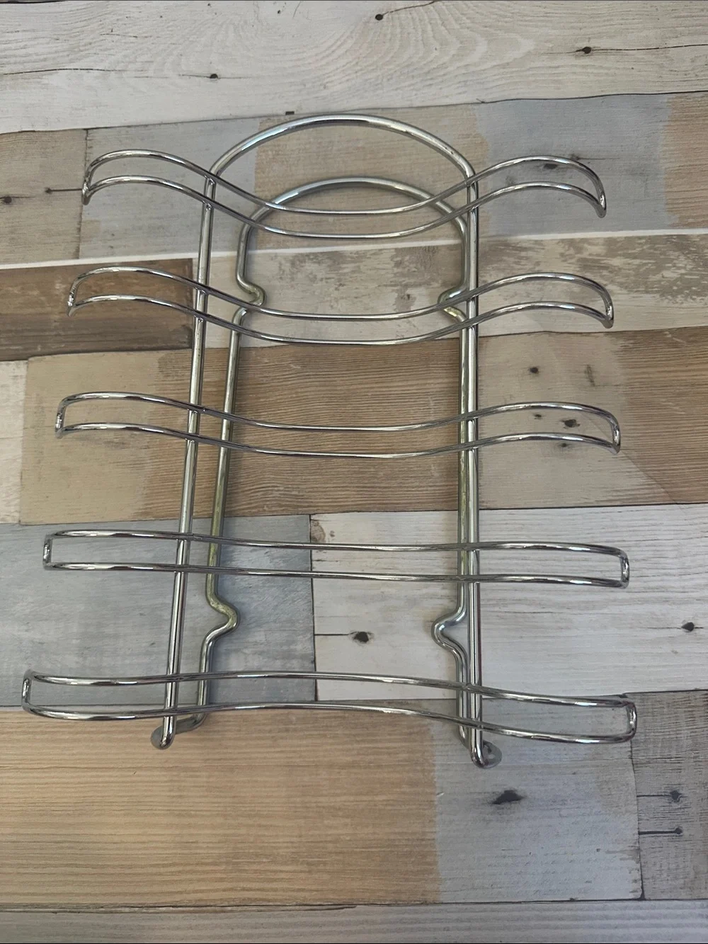 Stainless Steel Wine Glass or Mug Rack - Silver